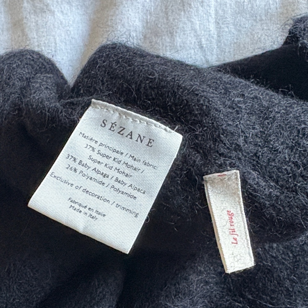 Sezane Barry Cardigan black - Picture 5 of 8